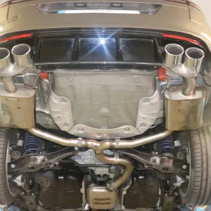 Ausverkauf Fox Duplex Auspuff Sportauspuff für VW Golf VII Variant R 4-Motion 2.0l