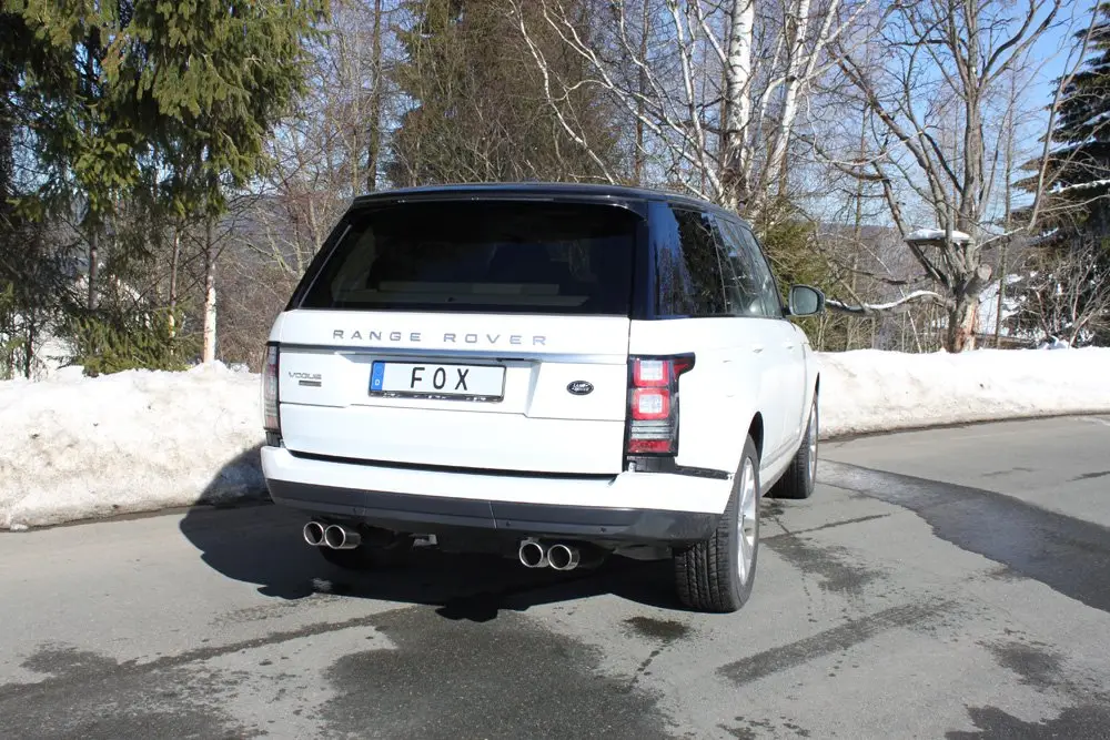 Neue Kollektion Fox Duplex Auspuff Sportauspuff Komplettanlage für Land Rover Range Rover IV