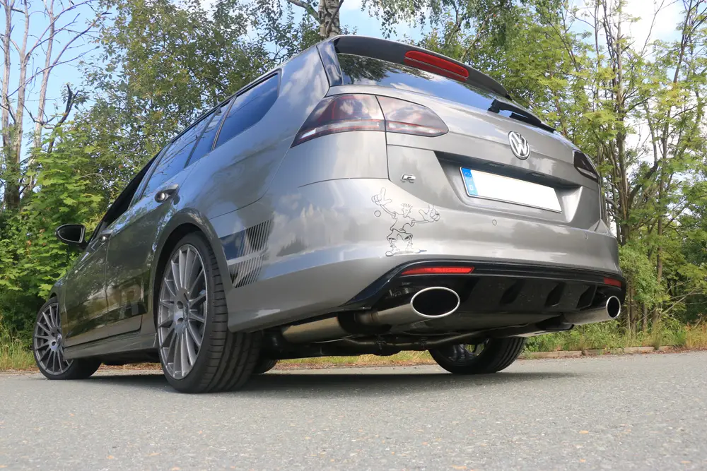 Top-Seller Fox Duplex Auspuff Sportauspuff für VW Golf VII Variant R 4-Motion 2.0l