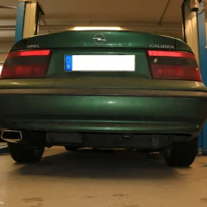 Fox Auspuff Sportauspuff Komplettanlage für Opel Calibra A 2.0l Bj.89-97 Versand Am Gleichen Tag