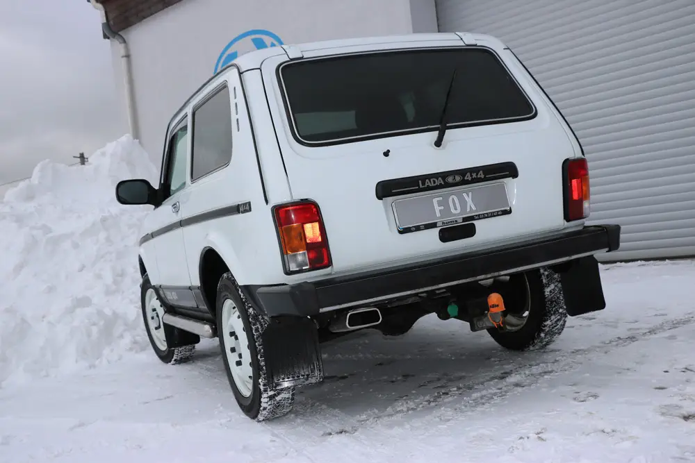 Fox Auspuff Sportauspuff Komplettanlage für Lada Niva 4x4 1.7l 61kW Ausverkauf
