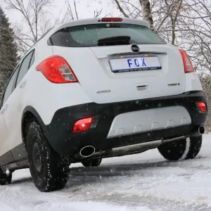 Must-Have Fox Duplex Auspuff Sportauspuff Komplettanlage für Opel Mokka 4x4 1.4l 103kW