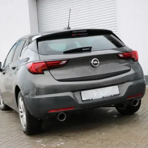 Ausverkauf Fox Duplex Auspuff Sportauspuff Komplettanlage für Opel Astra K 1.6l Turbo 147kW