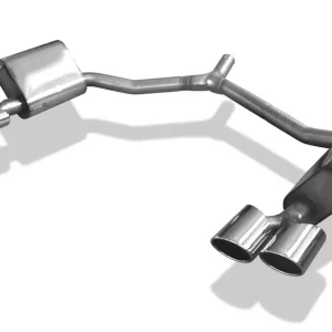 Begrenztes Angebot Fox Duplex Auspuff Sportauspuff für Mercedes E-Klasse - W212 4 Zylinder
