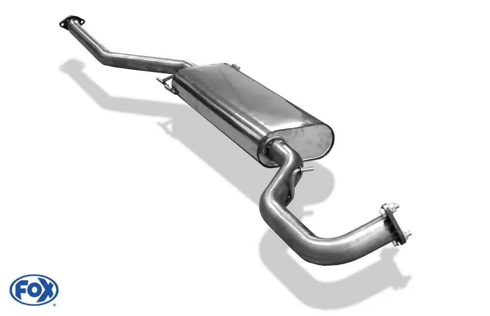 Fox Auspuff Sportauspuff Endschalldämpfer für Hyundai Santa Fé 4x4 - DM 2,2l D Ausverkauf