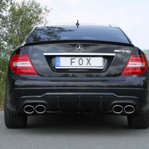 Fox Auspuff Sportauspuff Duplex Sportendschalldämpfer für Mercedes C-Klasse Nur Für Kurze Zeit