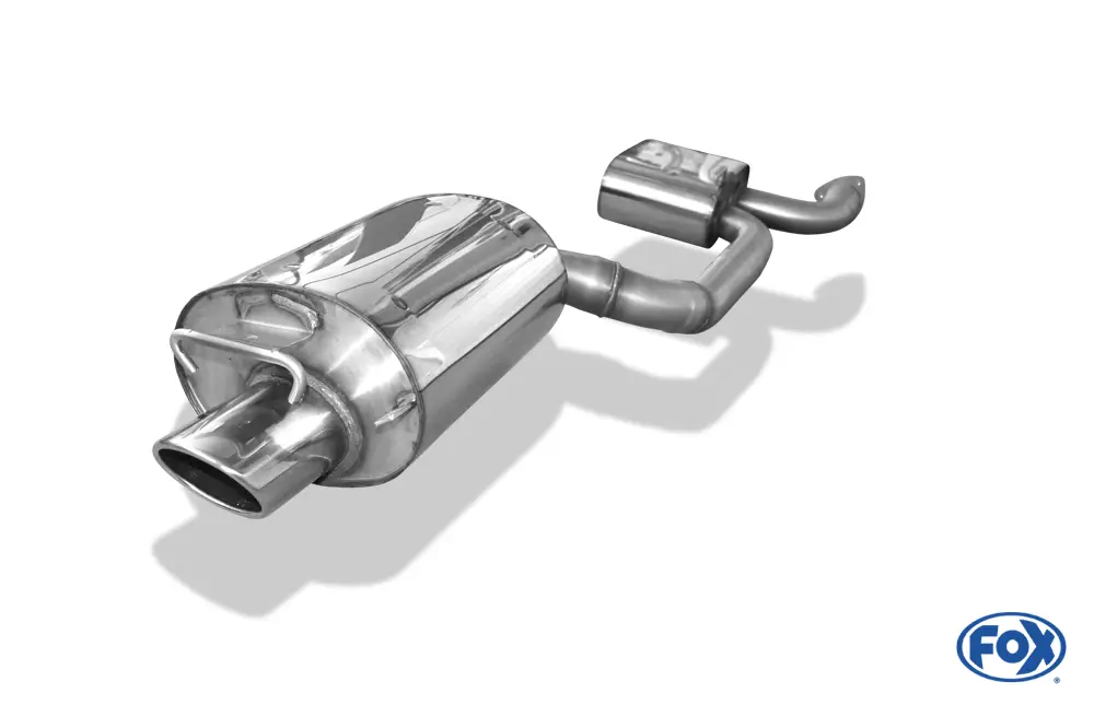 Heißes Angebot Fox Auspuff Sportauspuff Endschalldämpfer für Mercedes SLK Typ 170 2.0l K 141kW