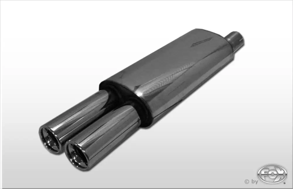 Echt Fox Auspuff Sportauspuff Endschalldämpfer für Opel Astra F Caravan 1,4l