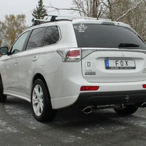 Top-Seller Fox Duplex Auspuff Sportauspuff für Mitsubishi Outlander III 4WD - GG/ GF