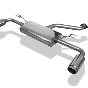 Beliebt Fox Duplex Auspuff Sportauspuff Endschalldämpfer für Hyundai i30 Turbo 1.6l