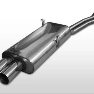 Online Kaufen Fox Auspuff Sportauspuff Endschalldämpfer für BMW E30 320i/ 325i Facelift 2,0l