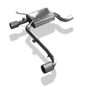 Sofort Bestellen Fox Auspuff Sportauspuff Duplex Sportendschalldämpfer für BMW E90/91/92 325d 3,0