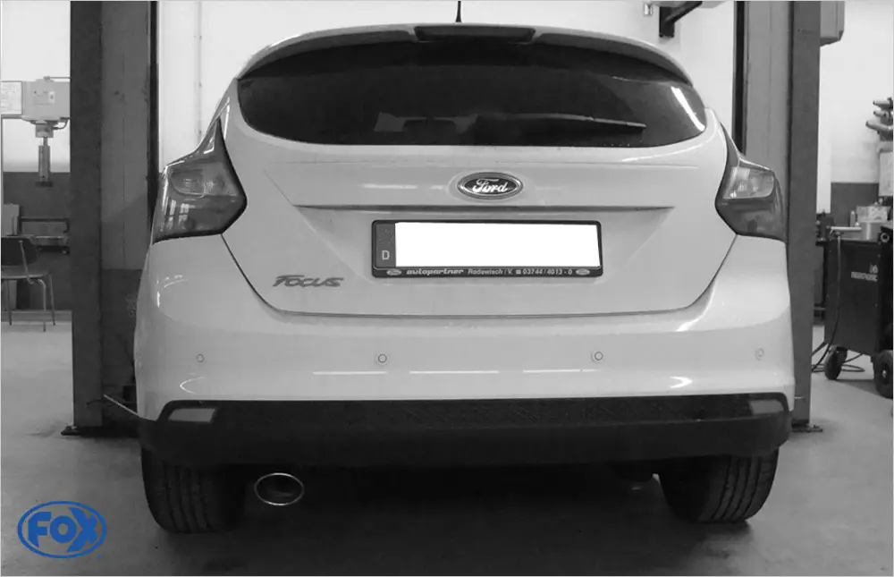 Fox Auspuff Sportauspuff Endschalldämpfer für Ford Focus 3 Fließheck 1,6l D Wochenendangebot