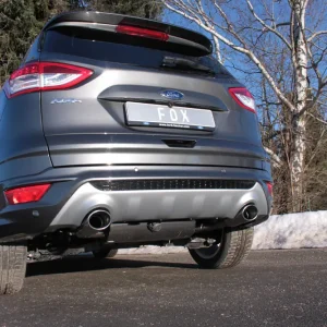 Solange Der Vorrat Reicht Fox Duplex Auspuff Sportauspuff für Ford Kuga 2 4x4 2.0l D 100/103/110/120/132kW