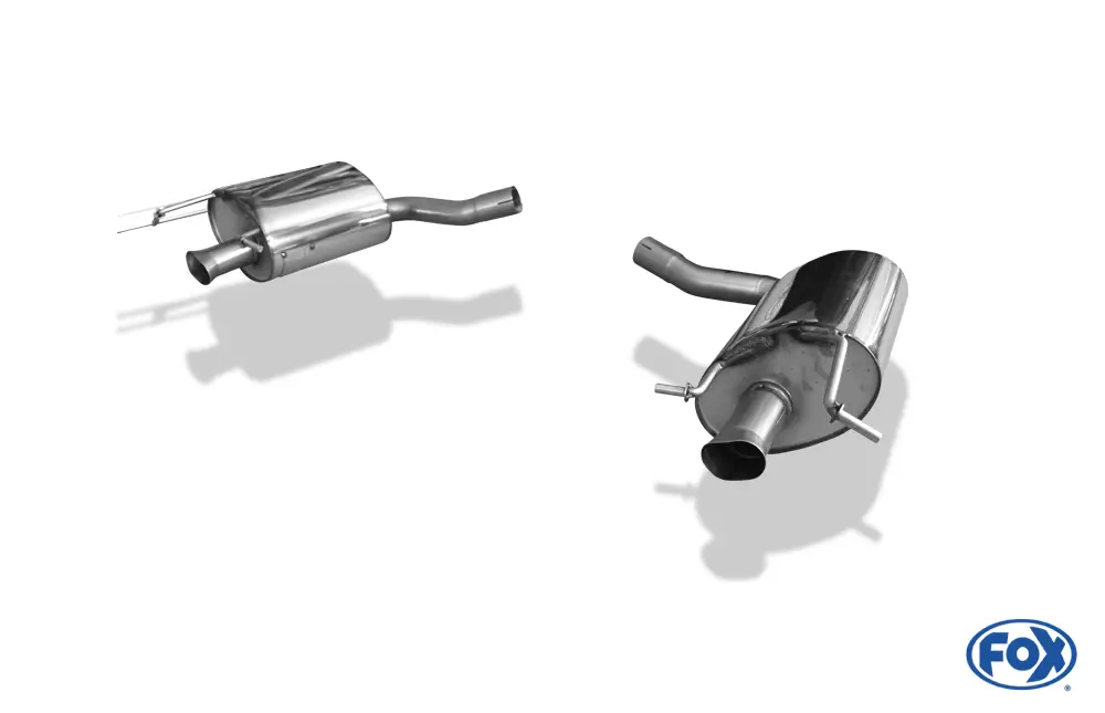 Saisonangebot Fox Duplex Auspuff Sportauspuff für Mercedes E-Klasse - W212 8 Zylinder 4,7l