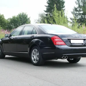 Neue Ware Fox Duplex Auspuff Sportauspuff für Mercedes S-Klasse W221/S221 3.5l 200kW