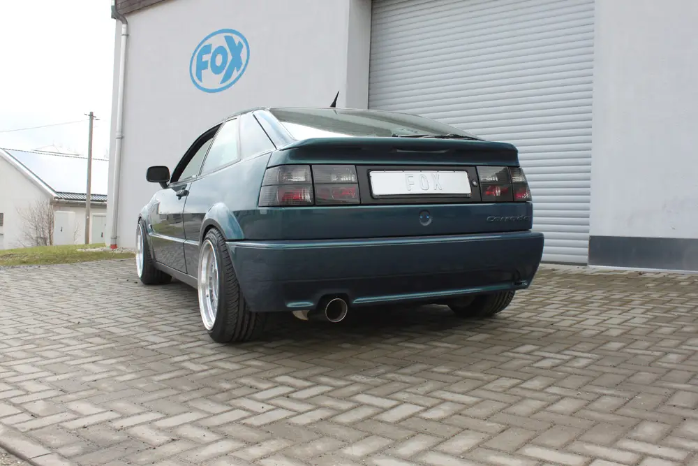 Fox Auspuff Sportauspuff Sportendschalldämpfer für VW Corrado 16V 2.0l 16V 100kW Sonderangebot