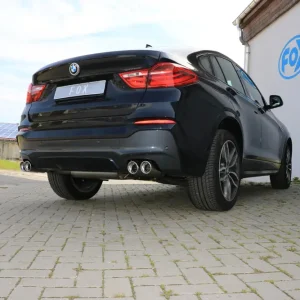 Fox Duplex Auspuff Sportauspuff Endschalldämpfer für BMW X4 F26 - 20d/ 30d Schneller Versand