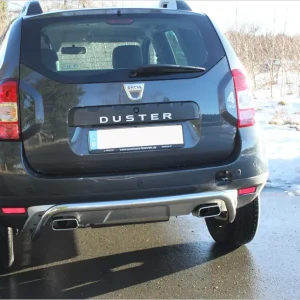 Neu Im Sortiment Fox Duplex Auspuff Sportauspuff Endschalldämpfer für Dacia Duster 4x4 1.5l D