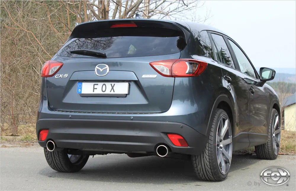 Bestseller Fox Duplex Auspuff Sportauspuff für Mazda CX5 und 4x4 KE GH 2.0 113/114/118/121