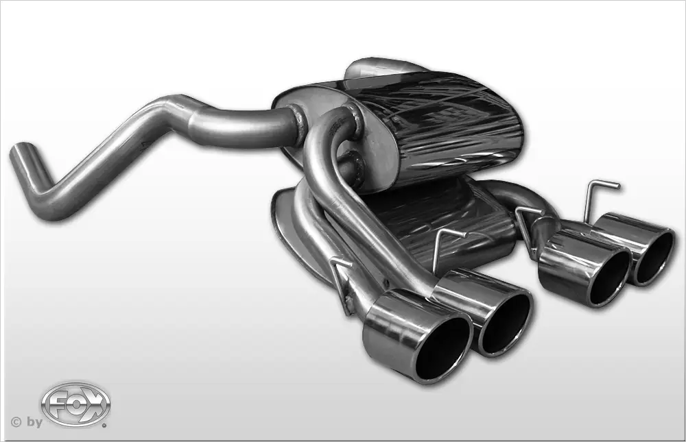 Sichere Zahlung Fox Auspuff Sportauspuff Sportendschalldämpfer für Corvette C06 6,0 298kW 6,2l