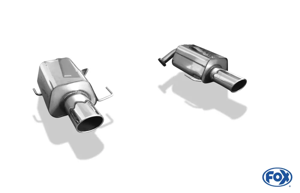 Neue Ware Fox Duplex Auspuff Sportauspuff Endschalldämpfer für Subaru Legacy Outback Kombi