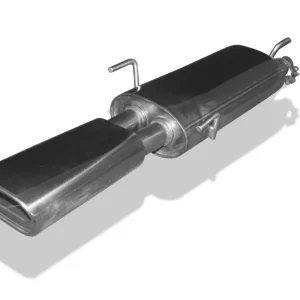 Neue Ware Fox Auspuff Sportauspuff Endschalldämpfer für Opel Astra F Stufenheck 1,4l