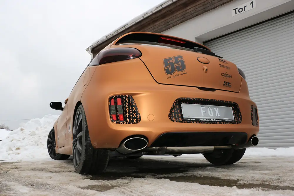 Fox Duplex Auspuff Sportauspuff Endschalldämpfer für Kia Pro Cee`d GT 1.6l 150kW Kracherpreis