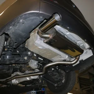 Fox Auspuff Sportauspuff Endschalldämpfer für BMW F30/31 - 316i 1.6l 100kW Echt