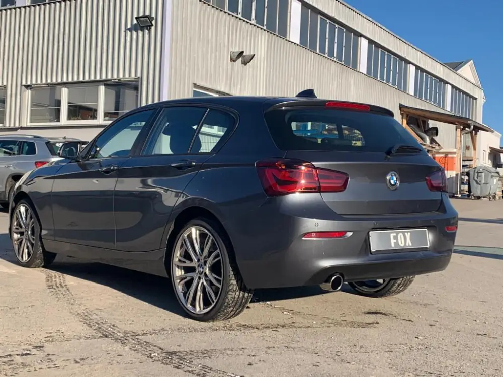 Sonderaktion Fox Sportauspuff Endschalldämpfer für BMW F20/21 114i/ 116i 1.6l 80kW Bj. 11-