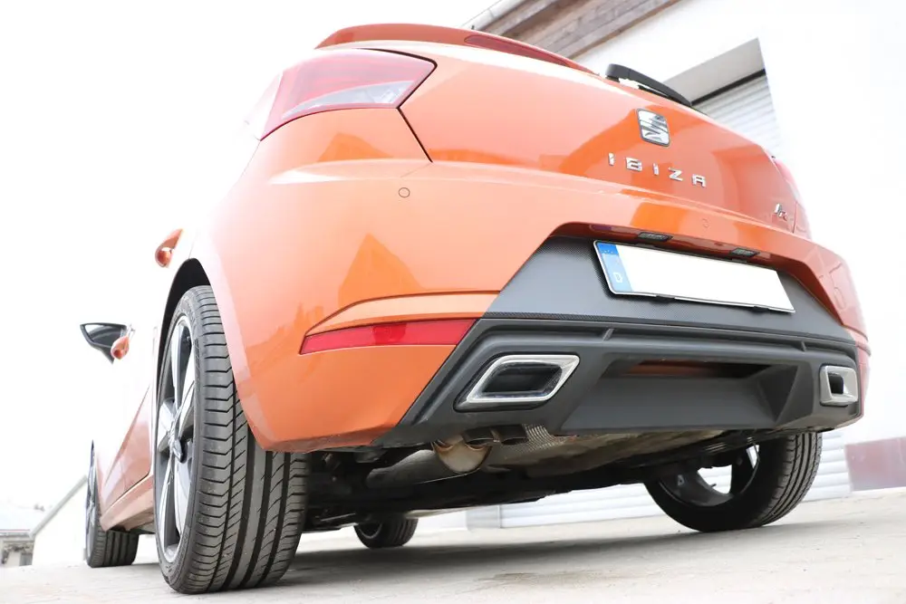 Aktuell Fox Sportauspuff Endschalldämpfer für Seat Ibiza V KJ 1.5l 110kW Bj. ab 2017