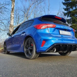 Versand Am Gleichen Tag Fox Duplex Auspuff Sportauspuff Endschalldämpfer für Ford Focus IV 1.5l