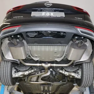 Sofort Bestellen Fox Duplex Sportauspuff Sportendschalldämpfer für Opel Insignia B Tourer 1,6l