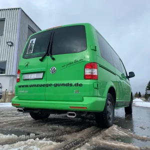 Schneller Versand Fox Duplex Sportauspuff Endschalldämpfer für VW T5/ T6 Facelift 4motion 2.0 3.2