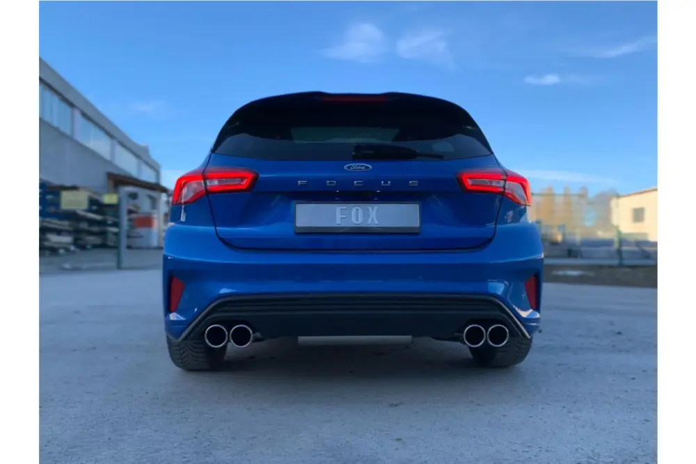 Beliebt Fox Duplex Auspuff Sportauspuff Endschalldämpfer für Ford Focus IV 1.5l