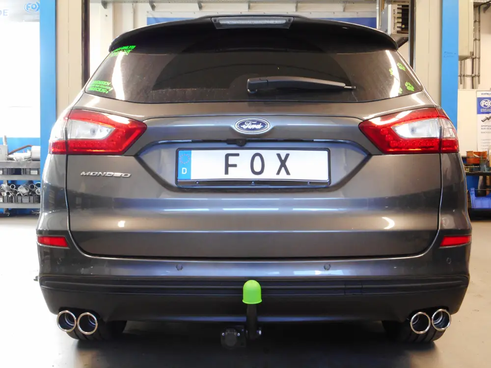 Neu Im Sortiment Fox Duplex Sportauspuff Endschalldämpfer für Ford Mondeo V Schrägheck Stufenheck