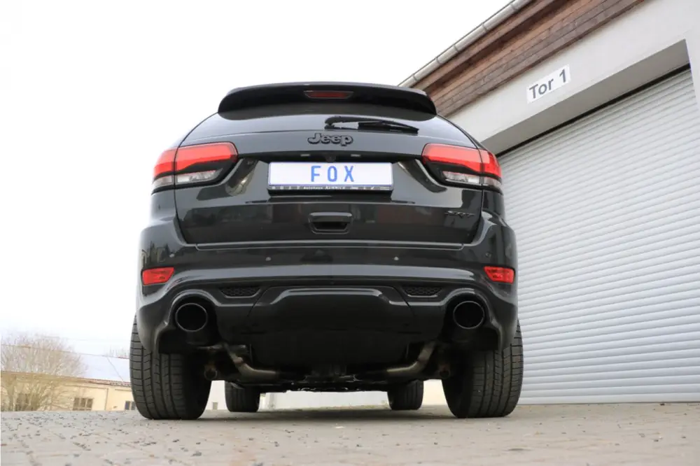 Super-Preis Fox Duplex Auspuff Sportauspuff Endschalldämpfer für Jeep Grand Cherokee WK II