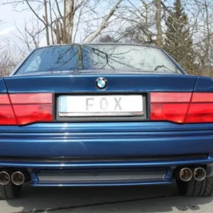 Neu Fox Duplex Auspuff Sportauspuff Komplettanlage für BMW E31 850i 5.0l 220kW 90-