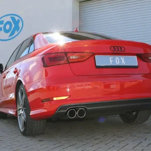 Neuheit Fox Sportauspuff Komplettanlage für Audi A3 8V Limo S-Line 1.8l 132kW
