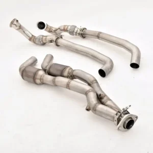 Abverkauf Friedrich Motorsport 2x70mm Downpipe mit 200 Zellen Sport-Kat.für BMW 1er