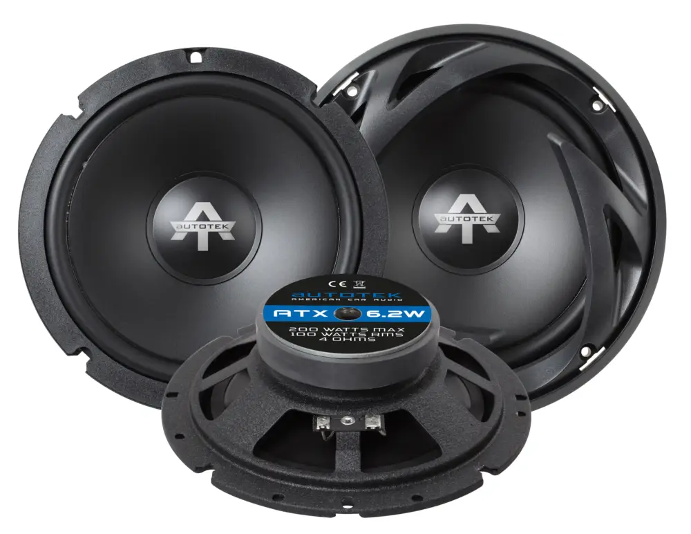 Kracherpreis AUTOTEK Woofer-Paar 16,5 cm Subwoofer Woofer Set 16,5 cm ATX-6.2W