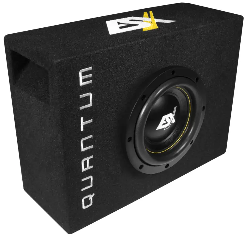 ESX QUANTUM QXB6 Mini Bassreflex Subwoofer 500W Basskiste Bass 16,5cm Zertifiziert