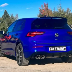 Fox Duplex Endrohrpaar für VW Golf 8 R Endrohre rechts/links 2x100 Typ 25 2.0l Abverkauf