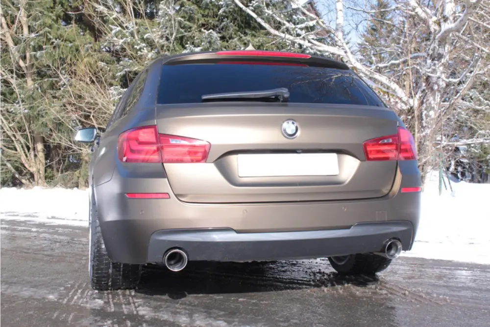 Fox Duplex Auspuff Sportauspuff Endschalldämpfer für BMW F11 535d 3.0l D Ausverkauf