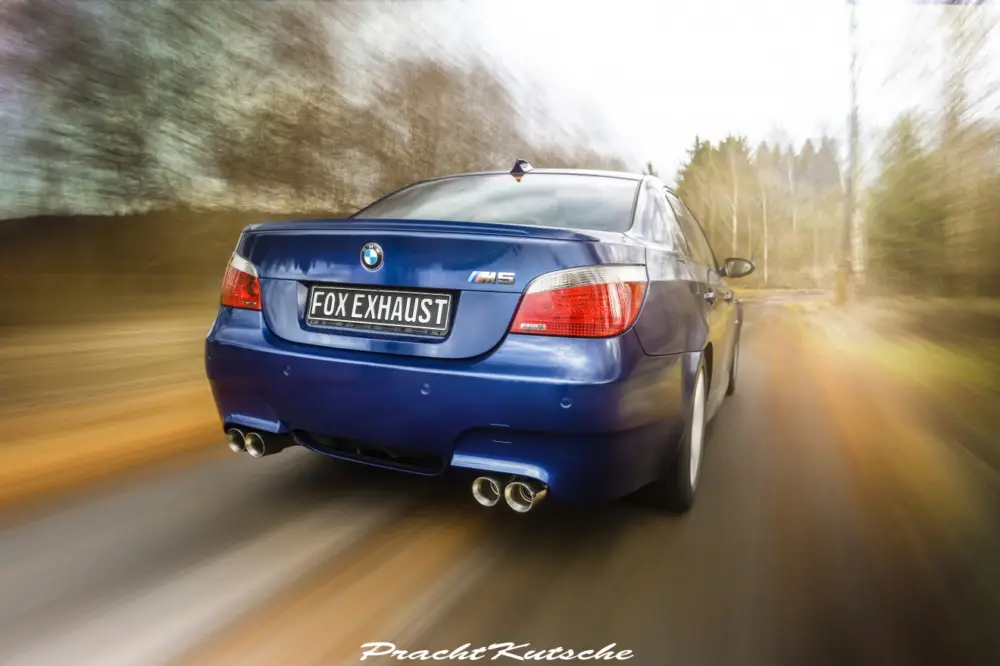 Preis Gesenkt Fox Duplex Auspuff Sportauspuff Komplettanlage für BMW E60 M5 5,0l 373kW