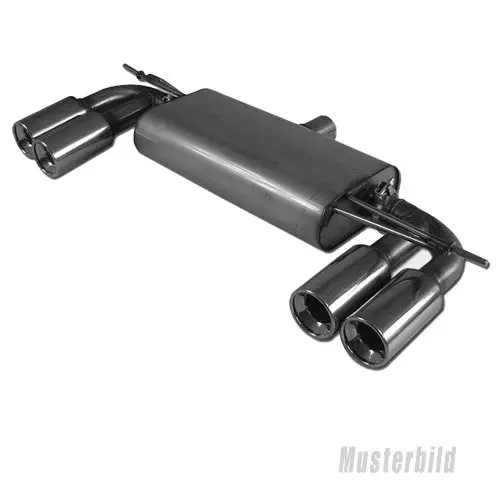 Fox Duplex Auspuff Sportauspuff Endschalldämpfer für BMW F20/F21 M135i 3.0 Schnäppchen