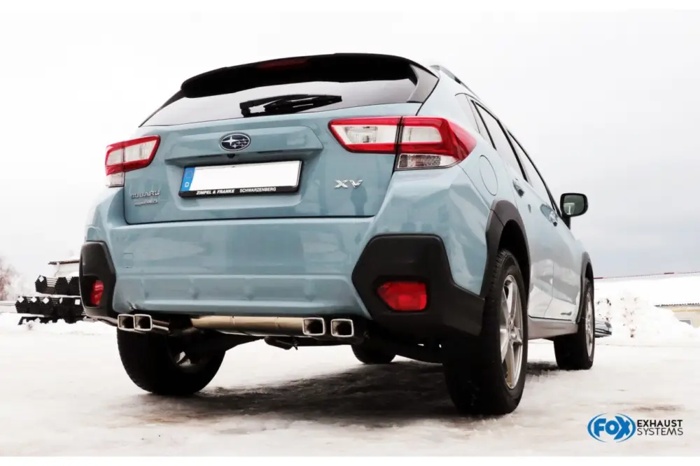 Fox Duplex Auspuff Sportauspuff Endschalldämpfer für Subaru XV G5 1,6l 84kW Direktkauf