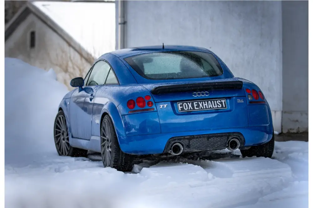 Fox Duplex Auspuff Sportauspuff Komplettanlage für Audi TT Typ 8N quattro 3.2l Jetzt Kaufen