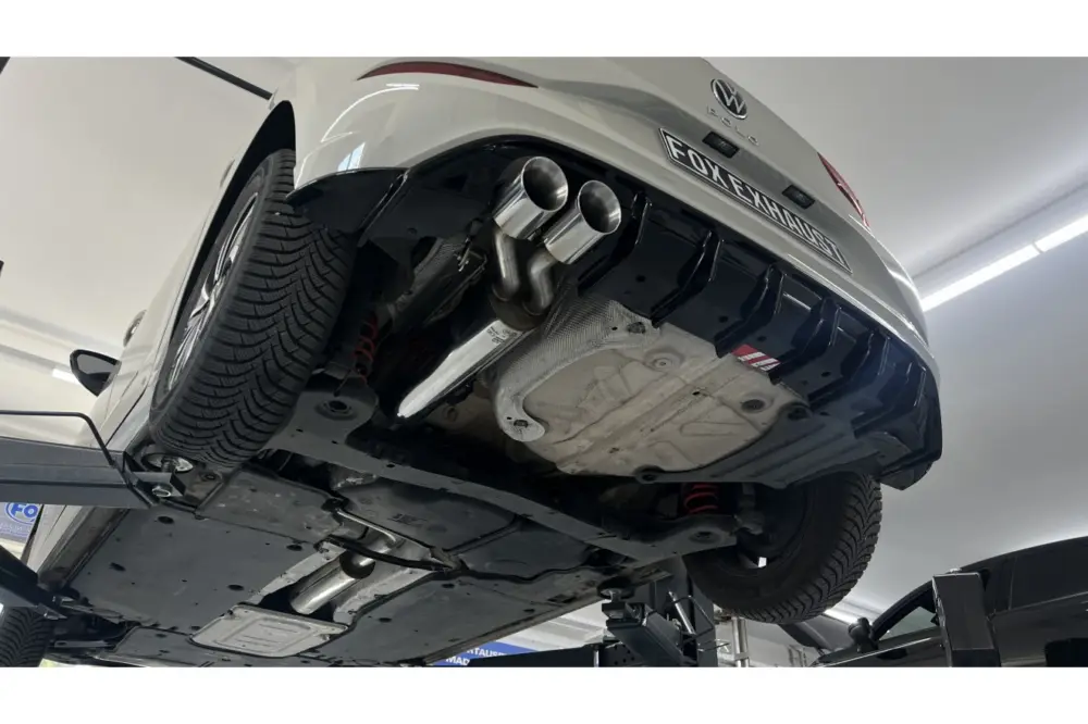 Fox Auspuff Sportauspuff Endschalldämpfer für VW Polo AW Facelift 1,0l 55/70kW Nur Heute