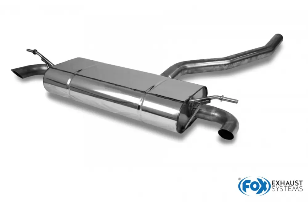 Begrenztes Angebot Fox Duplex Auspuff Sportauspuff Endschalldämpfer für Mercedes CLA 180/200 118